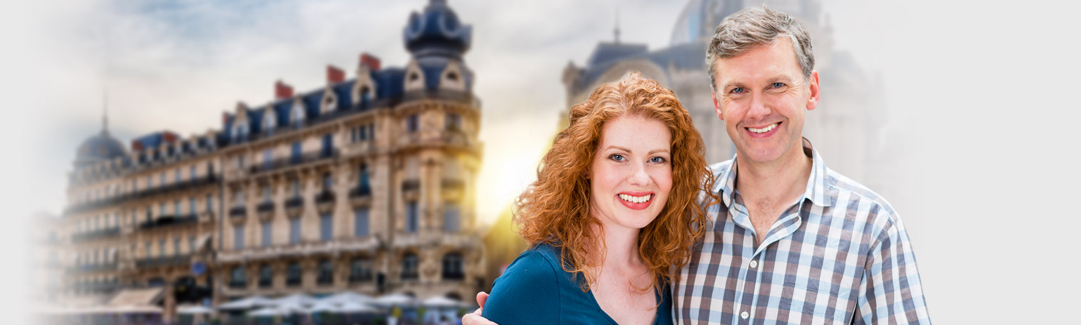 couple amoureux à Montpellier