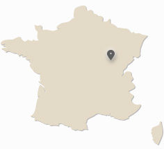 Localisation de Dijon en France