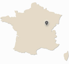 Localisation de Dijon en France