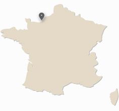 localisation du Havre sur la carte de France