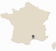 Localisation de Montpellier en France