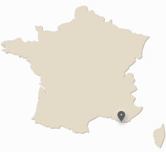localisation de Toulon sur la carte de France