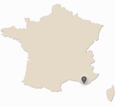 localisation de Toulon sur la carte de France