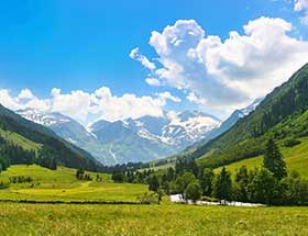 paysage à sillonner en deux roues