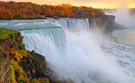 Les Chutes du Niagara, un lieu romantique 